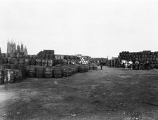 A cooper's yard, London, c1938. Creator: Unknown