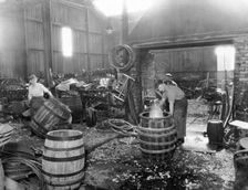 A cooperage, London, c1938. Creator: Unknown