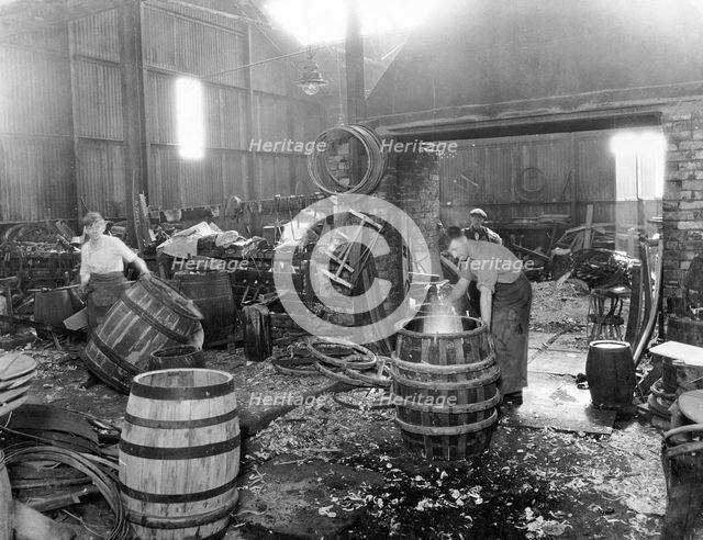 A cooperage, London, c1938. Creator: Unknown.