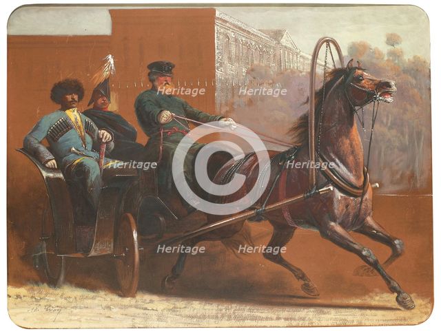 A coach ride through Saint Petersburg.