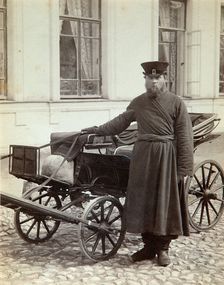 A coachman, 1890s. Artist: Alexei Sergeevich Mazurin