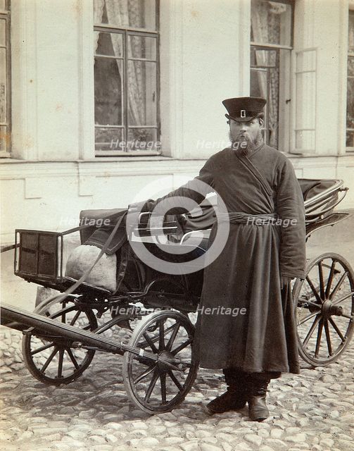 A coachman, 1890s.  Artist: Alexei Sergeevich Mazurin