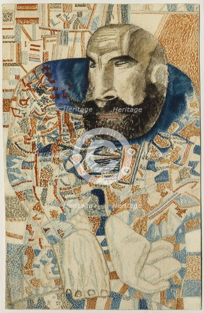 A coachman, 1912-1928. Artist: Filonov, Pavel Nikolayevich (1883-1941)