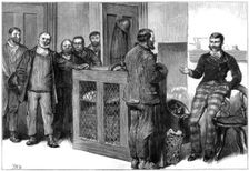A coal mine lockout, South Wales, 1875
