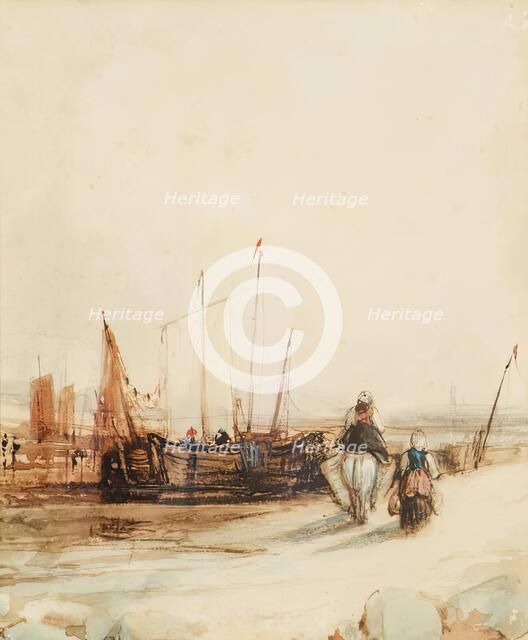 A Coast Scene, 1850-1864. Creator: William Dyce.