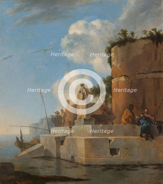 A Coastal Ruin in Italy, 1640-1652. Creator: Jan Asselijin.