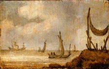 A Coastal Scene, 1630s. Creator: Unknown