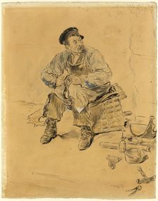 A Cobbler, c. 1889. Creator: Jean Francois Raffaelli