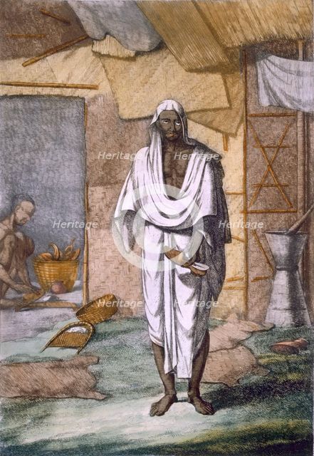 A cobbler, pub. 1808-12. Creator: Franz Balthazar Solvyns (1760-1824).