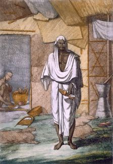 A cobbler, pub. 1808-12. Creator: Franz Balthazar Solvyns (1760-1824)
