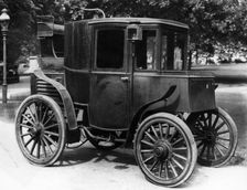 A Columbia Electric car, c1899