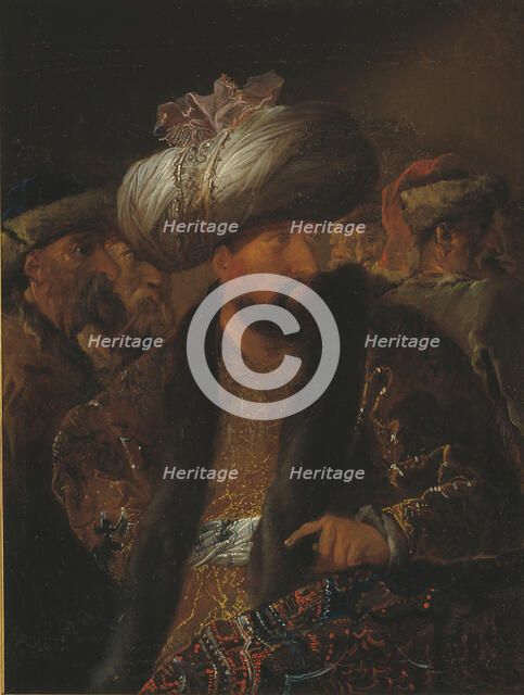 A collection of Turkish men, 1686-1722. Creator: Benoit Le Coffre.