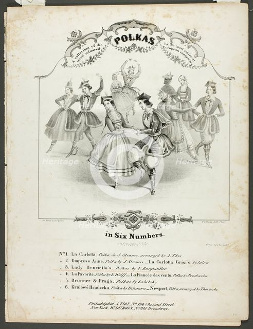 A Collection of the Most Admired Polkas..., n.d. Creator: James Queen.