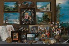 A Collector's Cabinet, 1619. Creator: Frans Francken II