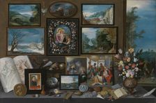 A Collector's Cabinet, 1619. Creator: Frans Francken II