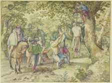 A colonel has a mercenary hanged. Creator: Jacob Savery I