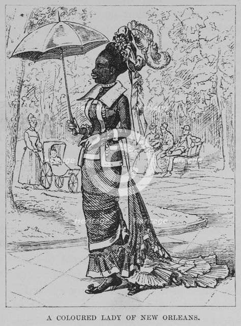 A Coloured lady of New Orleans, 1882. Creator: Unknown.