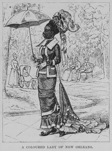 A Coloured lady of New Orleans, 1882. Creator: Unknown