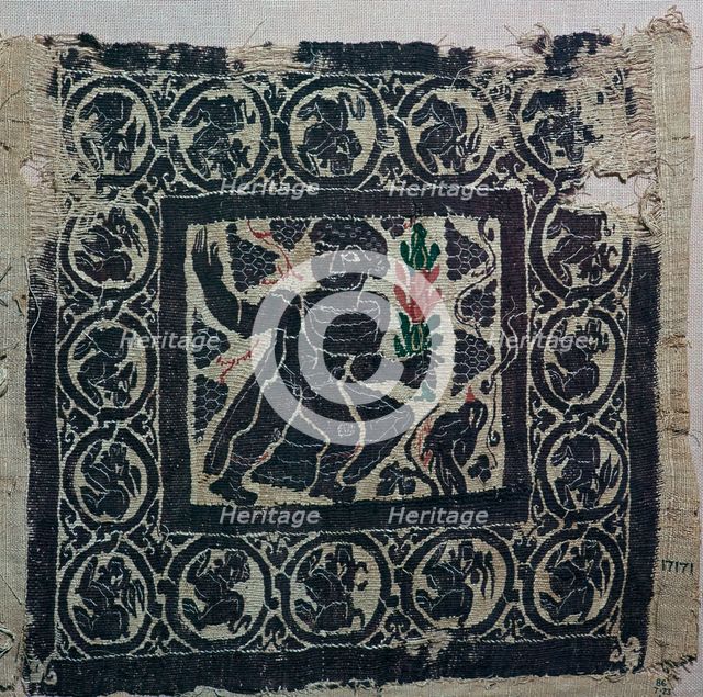 A Coptic textile from Egypt, 3rd century. Artist: Unknown
