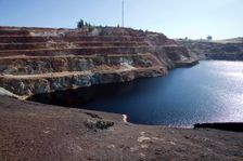 A copper mine in Mina de Sao Domingos, Portugal, 2009. Creator: Samuel Magal