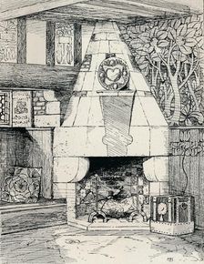 A Corner Fireplace c1895, (1896). Artist: Mackay Hugh Baillie Scott