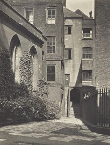 A corner in Clifford's Inn. From the album: Photograph album - London, 1920s. Creator: Harry Moult