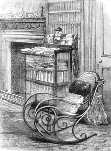 A corner in Dean Stanley's study, the Deanery, Westminster, 1881. Creator: Unknown