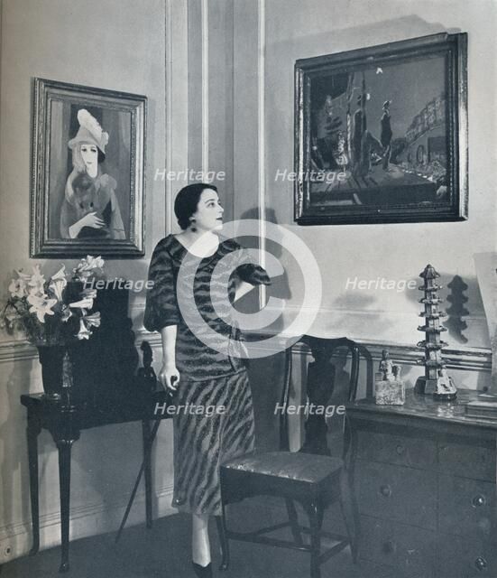 'A corner in the house of Lady Jowitt', 1934. Artist: Unknown.