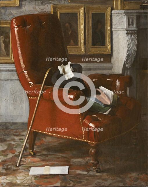 A corner in the painter's studio , after 1852.