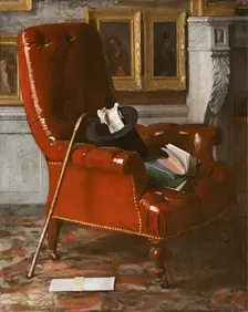 A corner in the painter's studio , after 1852
