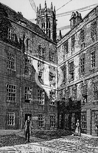 'A Corner of Clifford's Inn', 1903. Artist: Unknown.