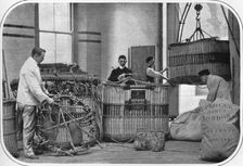 A corner of a hot air balloon factory, London, c1903 (1903)
