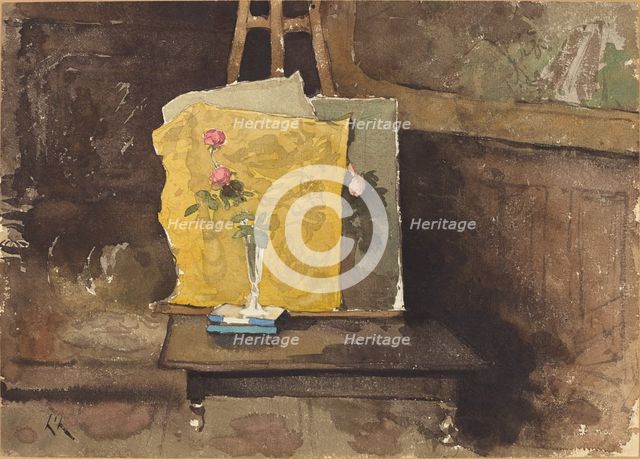 A Corner of a Studio. Creator: Henri-Joseph Harpignies.