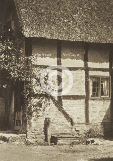 A corner of Ann Hathaway's cottage, Shottery. From the album: Photograph album - England, 1920s. Creator: Harry Moult.