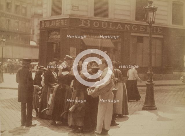 A Corner of Place Mouffetard, between 1900 and 1927. Creator: Eugene Atget.