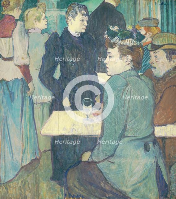 A Corner of the Moulin de la Galette, 1892. Creator: Henri de Toulouse-Lautrec.