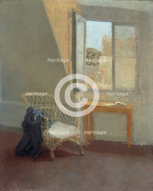 'A corner of the artist's room', 1907-09. Creator: Gwendolen Mary John.
