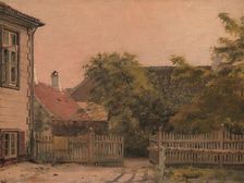 A Corner of the Artist´s Father's House, 1843-1847. Creator: Christen Kobke