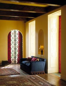 A corner of the Italian Drawing Room at Eltham Palace, Greenwich, London, 1999. Artist: J Bailey