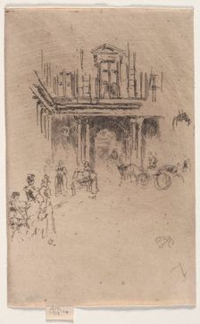 A Corner of the Palais Royal. Creator: James McNeill Whistler (American, 1834-1903)