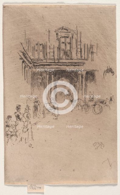 A Corner of the Palais Royal. Creator: James McNeill Whistler (American, 1834-1903).