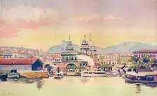 A Corner of the Rio Customs Wharf 1914