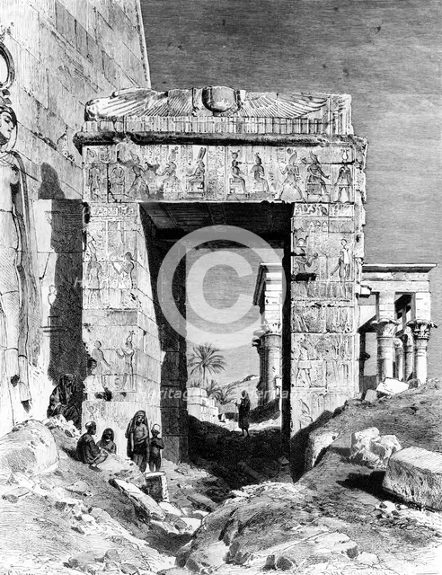 'A Corner of the Temple Isis', 1881. Artist: Zehrfeld