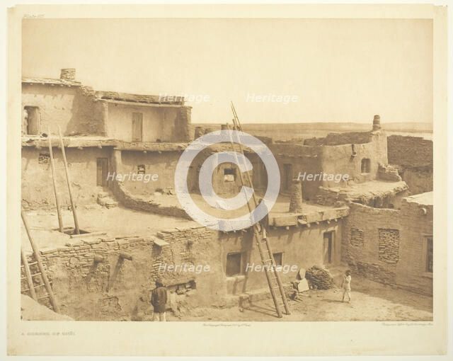 A Corner of Zuni, 1903. Creator: Edward Sheriff Curtis.