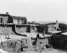 A corner of Zuni, c1903. Creator: Edward Sheriff Curtis