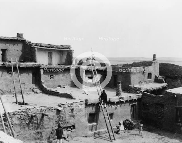 A corner of Zuni, c1903. Creator: Edward Sheriff Curtis.