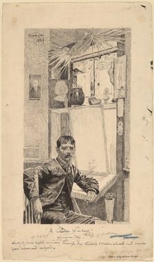 A Corner Window, Will Low, 1884. Creator: Kenyon Cox