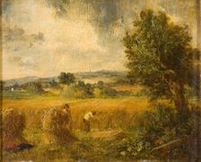 A cornfield 1796-1837. Creator: John Constable