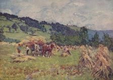 A Cornfield 1910. Artist: George F Nicholls