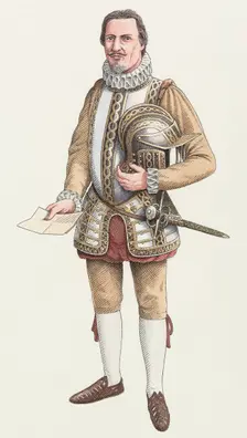 A Cornish gentleman c1600, (c2000-2010) Artist: Nick Hardcastle